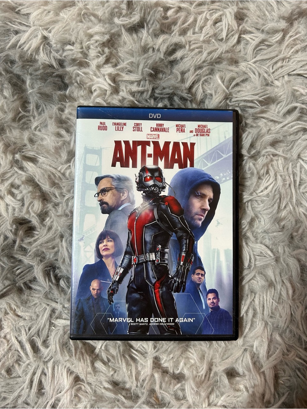 Marvel Ant-Man DVD — Red & Black Cover Art